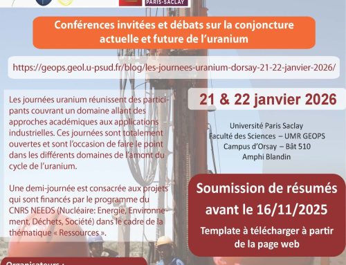 Les Journées Uranium d’Orsay – 21 & 22 janvier 2026