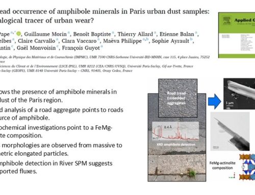 Widespread occurrence of amphibole minerals in Paris urban dust samples: a mineralogical tracer of urban wear?