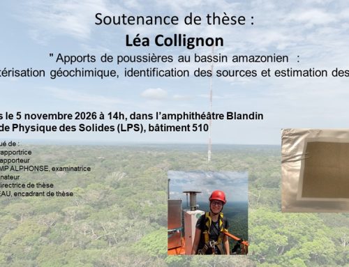 Thesis Defense: Léa Collignon, November 5, 2026, at 2:00 p.m. in the Blandin LPS Lecture Hall, Building 510